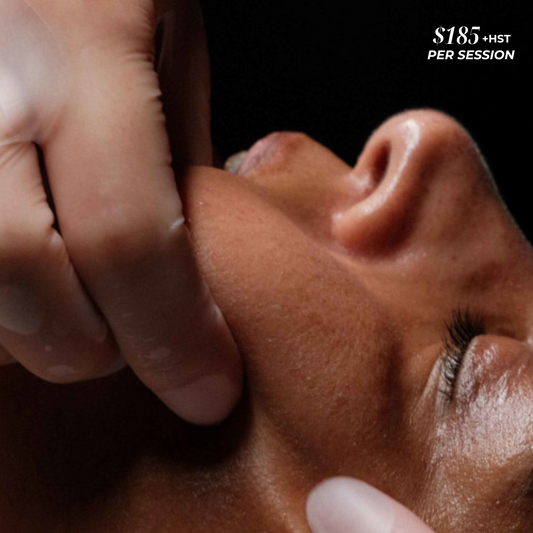 SKN Deep Cosmetic Clinic - Buccal Facial Massage Service Being Done - Grimsby, Ontario