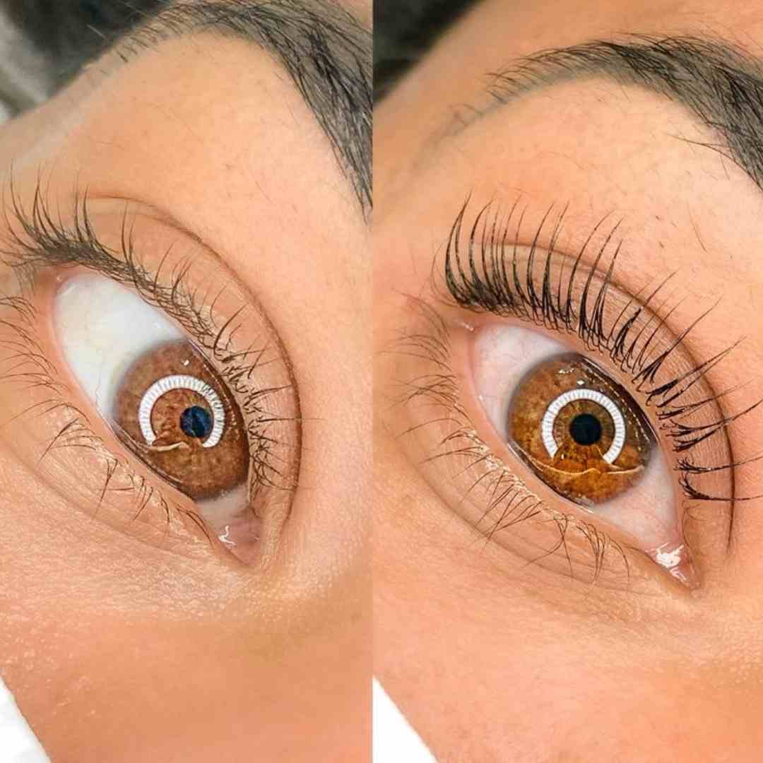 Before & After Lash Lift and Tint at SKN Deep Cosmetic Clinic, Grimsby Ontario