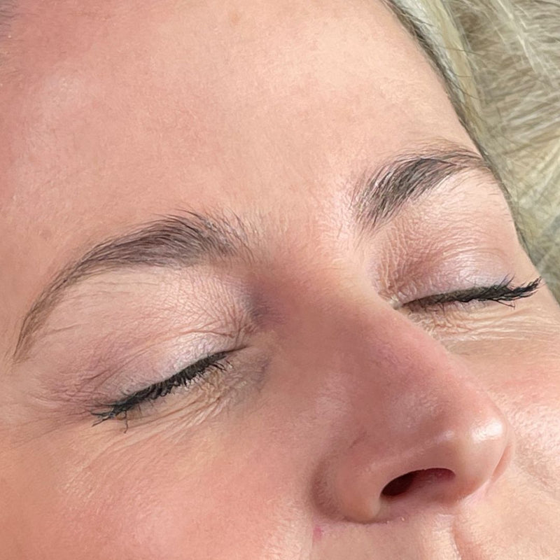 Before - Tired of filling in brows