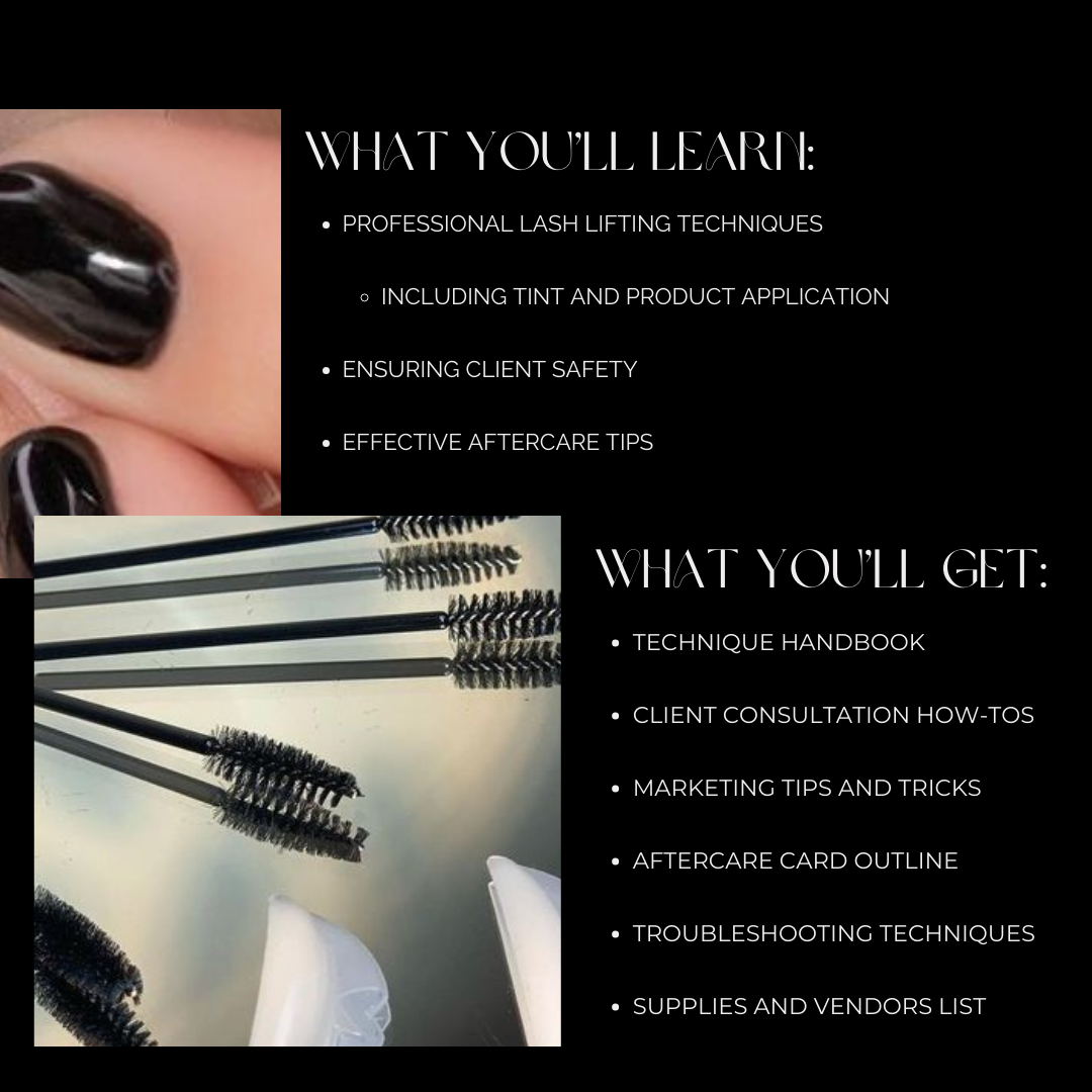 ELEVATE YOUR BEAUTY CAREER WITH EXPERT LASH LIFT AND TINT TRAINING