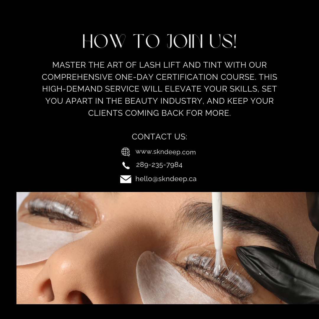 ELEVATE YOUR BEAUTY CAREER WITH EXPERT LASH LIFT AND TINT TRAINING