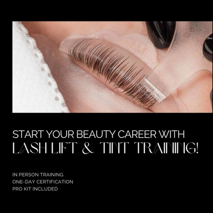 ELEVATE YOUR BEAUTY CAREER WITH EXPERT LASH LIFT AND TINT TRAINING